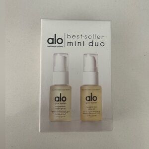 ALO Yoga Glow System Mini Duo.Head To Toe Glow Oil & Magnesium Reset Spray 20ml